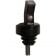 Spill-Stop 313-02 Ban-M Screened Black Plastic Pourer With Black Collar