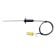 Cooper-Atkins 31901-K Economy Type K 1/8" Diameter 4" Long Shaft -40 To 400 Degrees F Temperature Range Insertion Thermocouple Needle Probe With Flexible Cable And Silicone Jacket