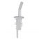 Spill-Stop 320-00 Whiskeygate Clear Plastic Liquor Pourer With Ultrathane Cork