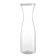 Fineline Platter Pleasers 3405-CL 35 oz. Clear Plastic Carafe with Lid