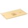 Vollrath 34100 Full-Size Polycarbonate Amber Slotted Cover