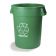 Carlisle 341032REC09 Green Bronco Round 32 Gallon Recycle Container