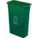Carlisle 342023REC09 Green TrimLine 23 Gallon Rectangular Recycle Container