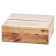 Cal-Mil 3628-4-99 Madera Reclaimed Wood Square Crate Riser - 12" x 12" x 4"