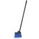 Carlisle 3685914 Blue Duo Sweep 36" Wide Flagged Lobby Broom with Metal Handle