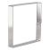 Matfer 371108 Bottomless 10 3/4" Square x 1 3/8" High Interior Heavy-Duty Stainless Steel Cake Frame