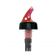 Spill-Stop 382-29 Posi-Por 2000 1-3/4 Oz. Neon Red Measuring Pourers With Black Collars