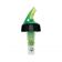 Spill-Stop 383-21 Posi-Por 2000 5/8 Oz. Neon Green Measuring Pourers With Black Collars