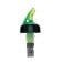 Spill-Stop 383-29 Posi-Por 2000 1-3/4 Oz. Neon Green Measuring Pourers With Black Collars
