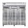 Continental 3RNSAGD 3-Section Standard Depth Reach-In Refrigerator with Full Height Glass Doors - 70 Cu. Ft.