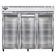 Continental 3RENGD 3-Section Extra Wide Standard Depth Reach-In Refrigerator with Full Height Glass Doors - 73 Cu. Ft.