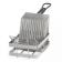 TableCraft 41 19 1/2" Chrome Plated Tostada Fry Basket with Cool-To-Touch Handle