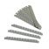 Nemco 436-4 1" Stainless Steel Easy Chopper Vegetable Dicer Replacement Blade Set (4 Pack)