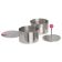 Ateco 4952 Stainless Steel 4 Piece 3.5 Inch Large Round Food Molding Set (August Thomsen)