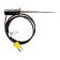 Cooper-Atkins 50334-K Type K Thermocouple DuraNeedle Probe With 4" Long 0.188" Diameter Shaft And 0.085" Tip And Vitron Cable With -100 To 500 Degrees F Temperature Range