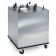 Lakeside 5409 Non-Heated Mobile Enclosed Four Stack Dish Dispenser for 8 1/4" to 9 1/8" Plates