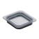 Cambro 60CWGL135 1/6 Size Clear Polycarbonate Camwear Food Pan Flat GripLid 