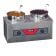 Nemco 6120A-ICL 4 Qt. Double Well Stainless Steel Electric Countertop Cooker / Warmer - 120V, 1000W