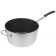 Vollrath 69310 Aluminum Wear Ever Tapered 10 Quart Sauce Pan with SteelCoat X3 & Silicone Handle