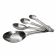 Tablecraft 721 Set of 4 Silver Stainless Steel Measuring Spoons