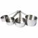 Tablecraft 725 Heavyweight Stainless Steel Measuring Cup Set