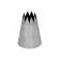 Ateco 824 Stainless Steel #824 Open Star Standard Medium Base Decorating Tube Piping Tip For 1" Couplers (August Thomsen)