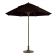 Grosfillex 98301731 Black Windmaster 7 1/2 ft Round Canopy Umbrella