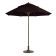 Grosfillex 98801731 Black Windmaster 9 ft Round Recacril Canopy Umbrella