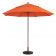 Grosfillex 98801931 Orange Windmaster 9 ft Round Recacril Canopy Umbrella