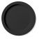 Cambro 9CWNR110 Black 9 Inch Camwear Narrow Rim Polycarbonate Plate