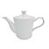CAC CRO-TP 15 oz. Porcelain Embossed Corona Teapot/Super White
