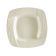 CAC GAD-SQ3 9" Porcelain Embossed Garden State Square Soup Plate/Bone White