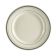 CAC GS-7 7.13" Ceramic Greenbrier Salad Plate with Green Band/American White