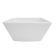 CAC KSE-DB5 13 oz. Porcelain Kingsquare Deep Square Bowl/Super White