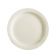 CAC China NRC-22 Narrow Rim Collection 8 1/4" Diameter Round 3/4" High American White Stoneware Ceramic Plate