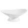 CAC China OPST-7 6.5" x 5.25" Oval Porcelain Platter With Foot