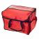 American Metalcraft PBSB1512 Red Nylon 15" x 9" x 12" Deluxe Sandwich Delivery Bag