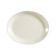 CAC REC-13C 11.5" Ceramic Rolled Edge Coupe Oval Platter/American White