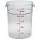 Cambro RFSCW22135 Clear Camwear 22 Qt Polycarbonate Round Food Storage Container