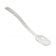 Cambro SPO10CW135 Clear Camwear Polycarbonate 10" Solid Buffet Serving Spoon