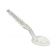 Cambro SPOP11CW135 Clear Camwear Polycarbonate 11" Perforated Deli Spoon