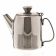 American Metalcraft SSTP65 Esteem Stainless Steel 12 Ounce Teapot with Hinged Lid