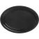 Carlisle 4384003 Black Melamine Oval Catering Platter - 21" x 15"