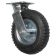 Aarco 4-P 8" Pneumatic Wheels for Bellman / Luggage Cart, Set of 4