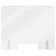 Aarco FPS3036PC-3 Pass-Thru Clear Polycarbonate 30" High x 36" Wide Freestanding Protection Shield