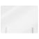 Aarco FPT1824-3 Clear Acrylic 18" High x 24" Wide Freestanding Protection Shield