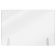 Aarco FPT2436 Freestanding Acrylic Protective Shield, 24" X 36"