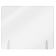 Aarco FPT3036-3 Clear Acrylic 30" High x 36" Wide Freestanding Protection Shield