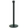 Aarco HBK-10_RD Black 40" Crowd Control / Guidance Stanchion with 120" Red Retractable Belt