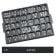 Aarco HF.50 1/2" Helvetica Universal Single Tab Letter and Number Set - 165 Characters